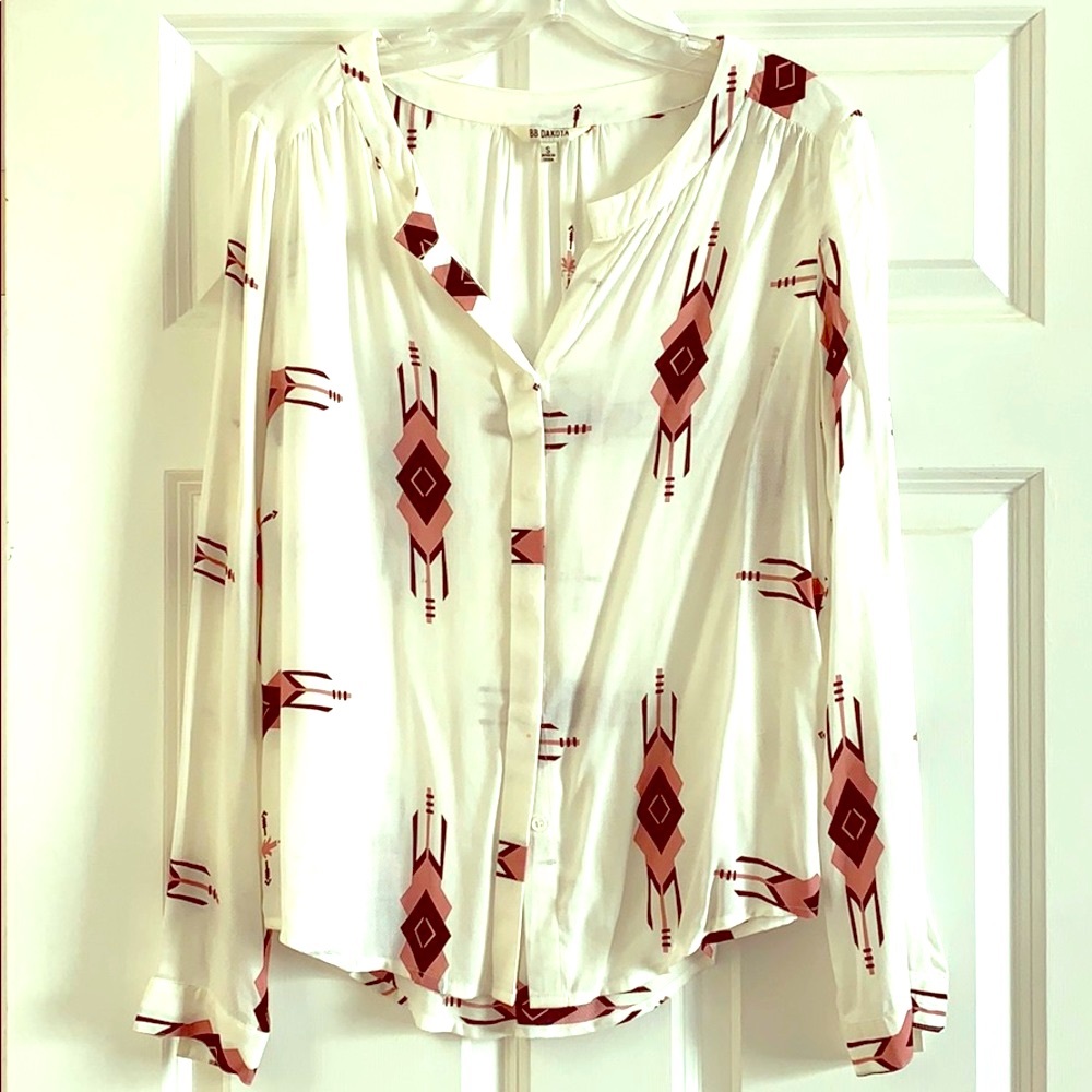 BB Dakota Tribal Blouse Small